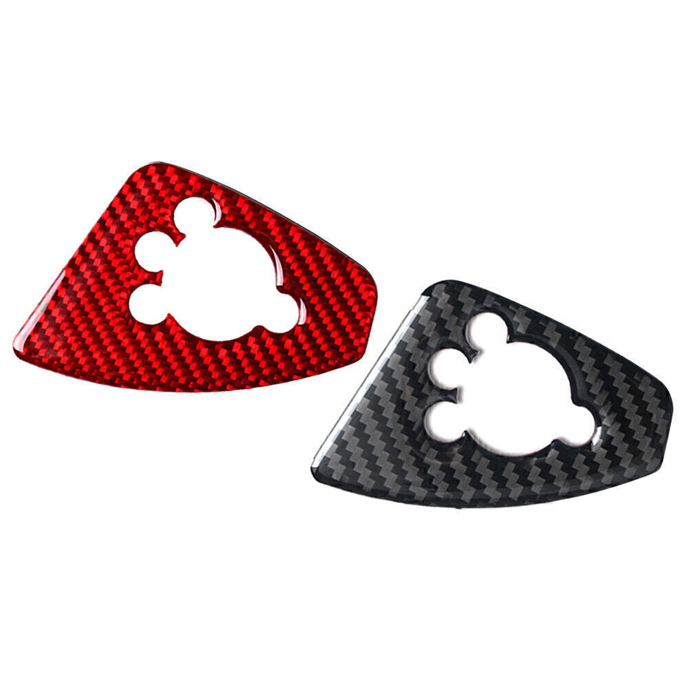 Fit for Audi TT TTRS 2008-14 Carbon Fiber Interior Door Lock Button Cover Trim