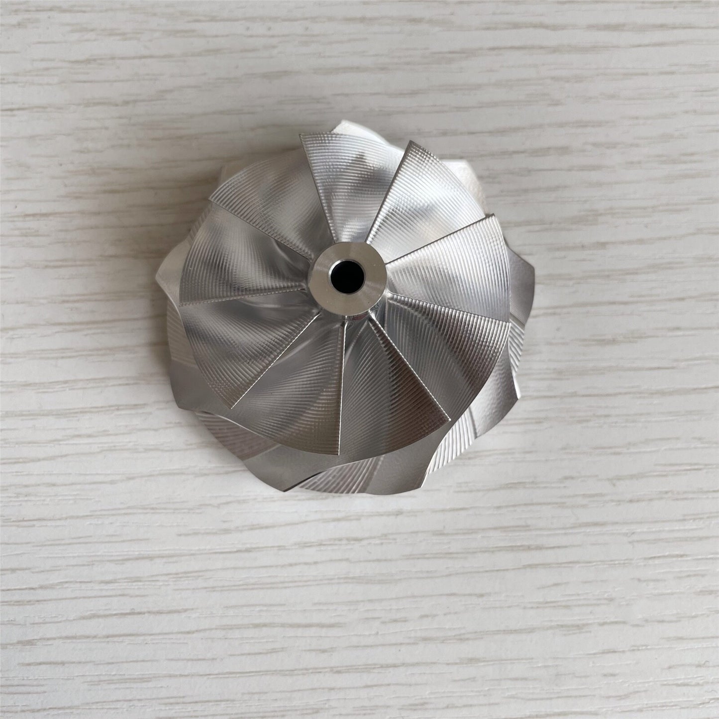 K04 Reverse 40.80/51.00 mm 6+6 Blade Performance Turbine Blank Compressor Wheel