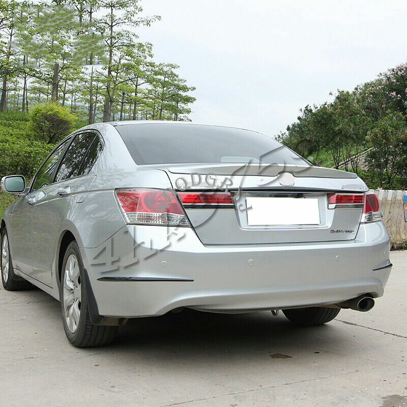 for Honda Accord 2008-12 Carbon Fiber Rear Trunk Bumper Corner Guard Cover Trim