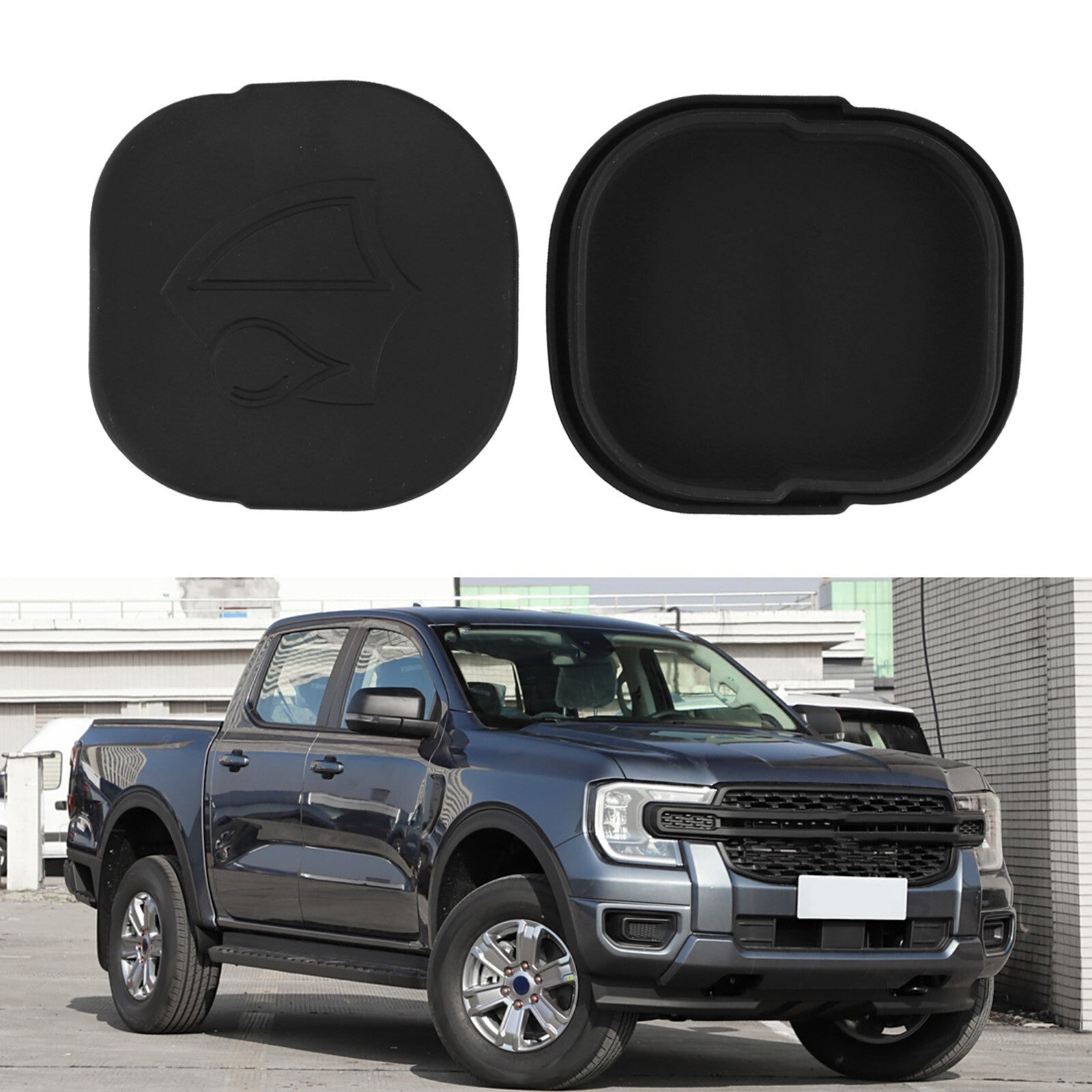 Rear axle silicone sand protector for Ford Ranger models 2023 and 2024.