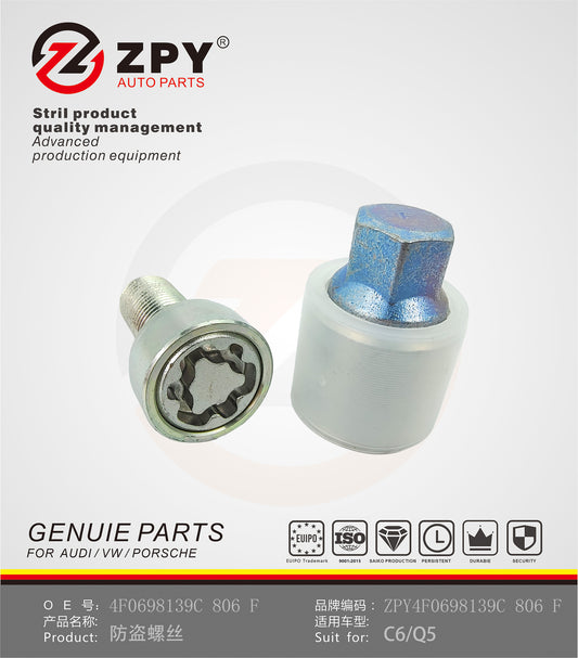 ZPY for AUDI A3 A4 S5 S6 A7 Sportback Anti Theft Screw Tool With Steel Stamp F