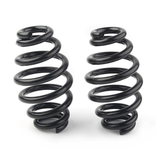 3 Barrel Coiled Solo for Seat Springs Black for Harley Chopper Bobber Softail