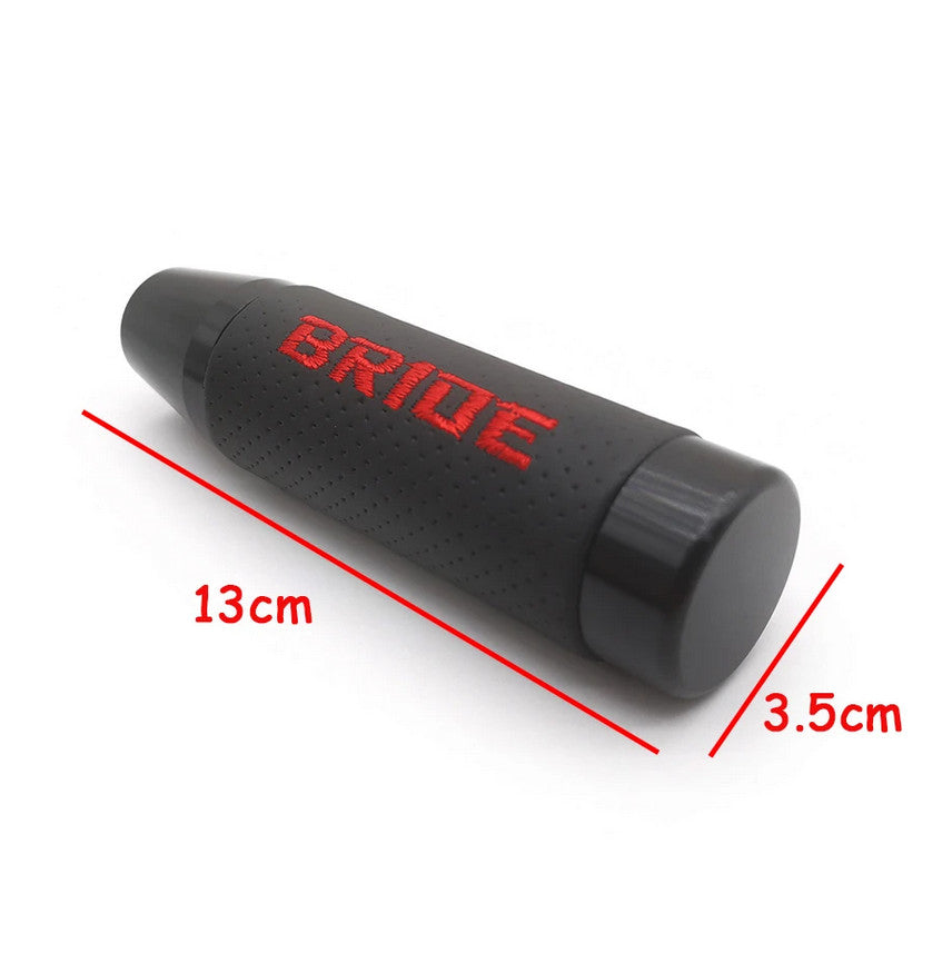 Car manual shift lever, 13cm, all black leather, suitable for Mazda and for Nissan .