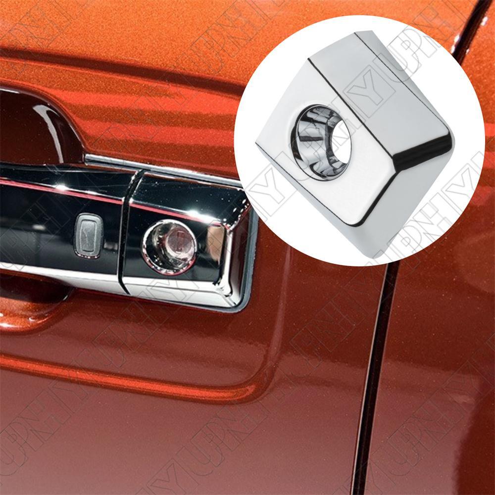 Front Left Driver Door Handle Key Bezel Lock Cover for Nissan Titan XD 2016-2018