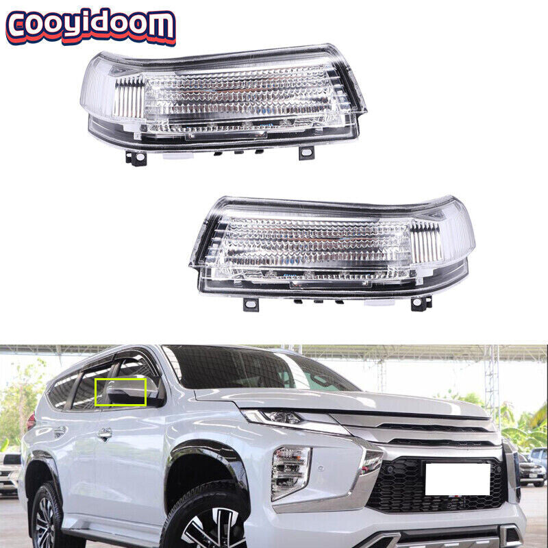 For 2009-13 for Mitsubishi Pajero V73 V87 V93 LED Rearview Mirror Turn Signal Light