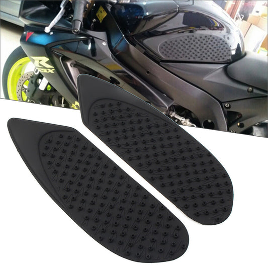 Tank Traction Pad Side Gas Knee Grip Protector For GSXR600 GSXR750 06-07 Black