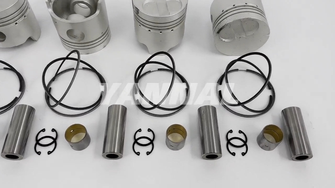 for Toyota 3B engine parts - piston with rings