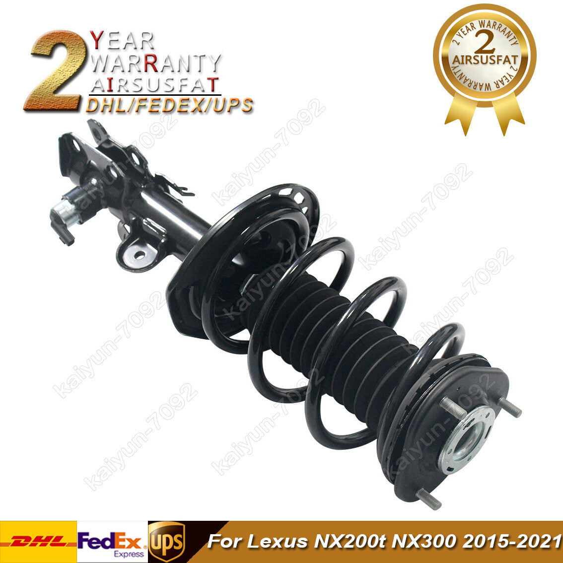 Front Right Shock Absorber Assembly w/Electric for Lexus NX200t NX300 2015-2021