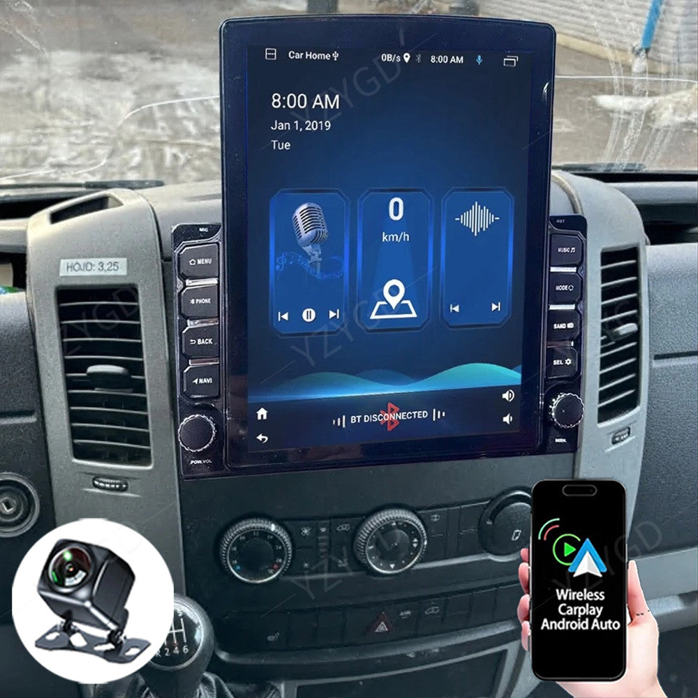 for Mercedes for Benz Sprinter 2006-2018 9.7 Stereo Android14 CarPlay Car Radio GPS