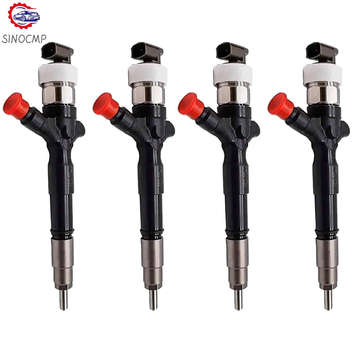 4X 095000-5921 095000 5921 Fuel Injector for Toyota Hilux 2KD-FTV 1KD-FTV Diesel