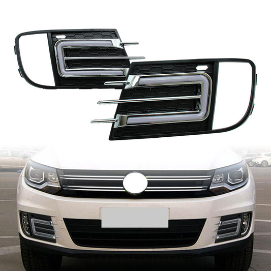 LED Daytime Running Lights DRL for VW for Tiguan 2013-2016 2015 2014 White Yellow