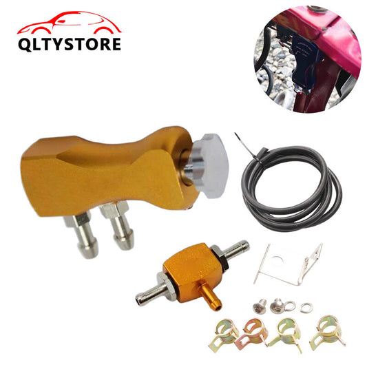 Adjustable racing universal turbo 1 - 30 lbs/sq inch manual accelerator controller kit gold