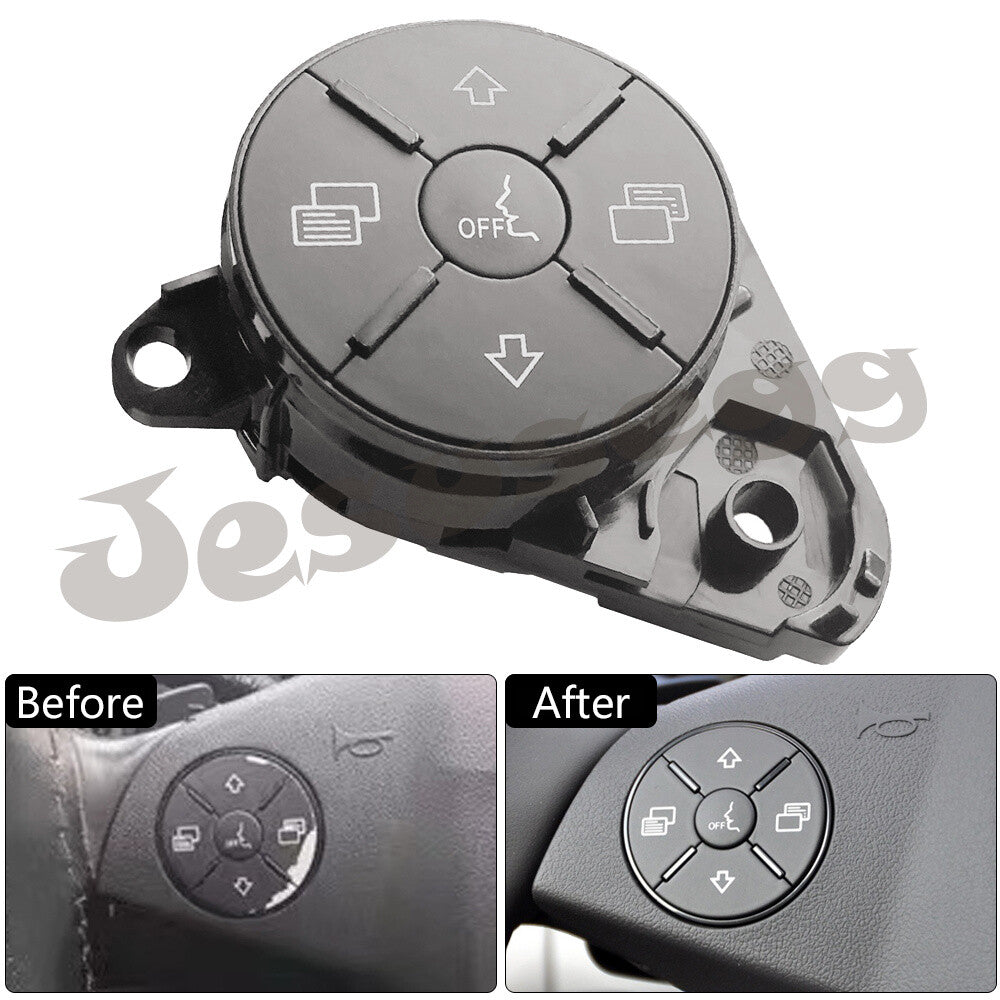 Left Side Steering Wheel Switch Button for Mercedes-Benz 2006-2011 W164 ML GL