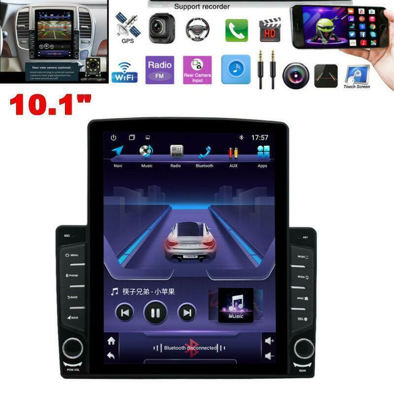 1GB+16GB 1DIN 10.1 Android 9.1 HD Quad-core Car Stereo Radio GPS Nav WiFi/3G/4G