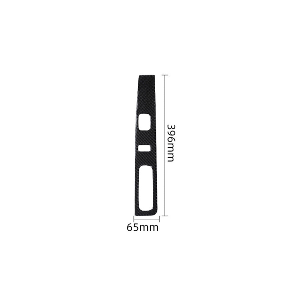 Carbon Fiber Passenger Door Control Cover Trim For Colorado 2004-12/ for Canyon 05-12