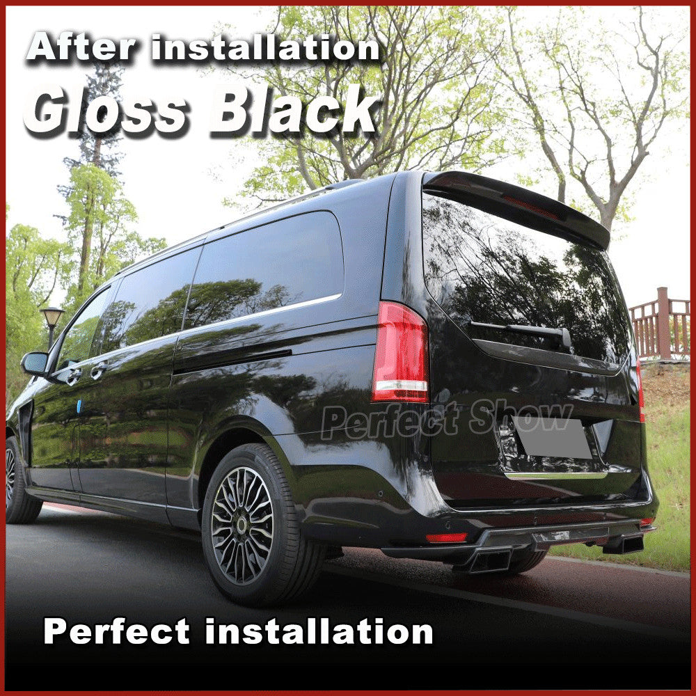 Gloss Black Rear Roof Spoiler Wing for Mercedes-Benz V Class W447 V250 2018-2020