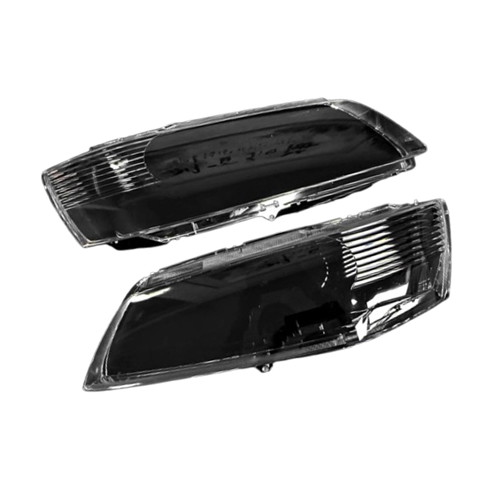 A Pair Front Headlight Lens Housing+Glue for Mitsubishi Lancer Evo 9TH 2003-062e