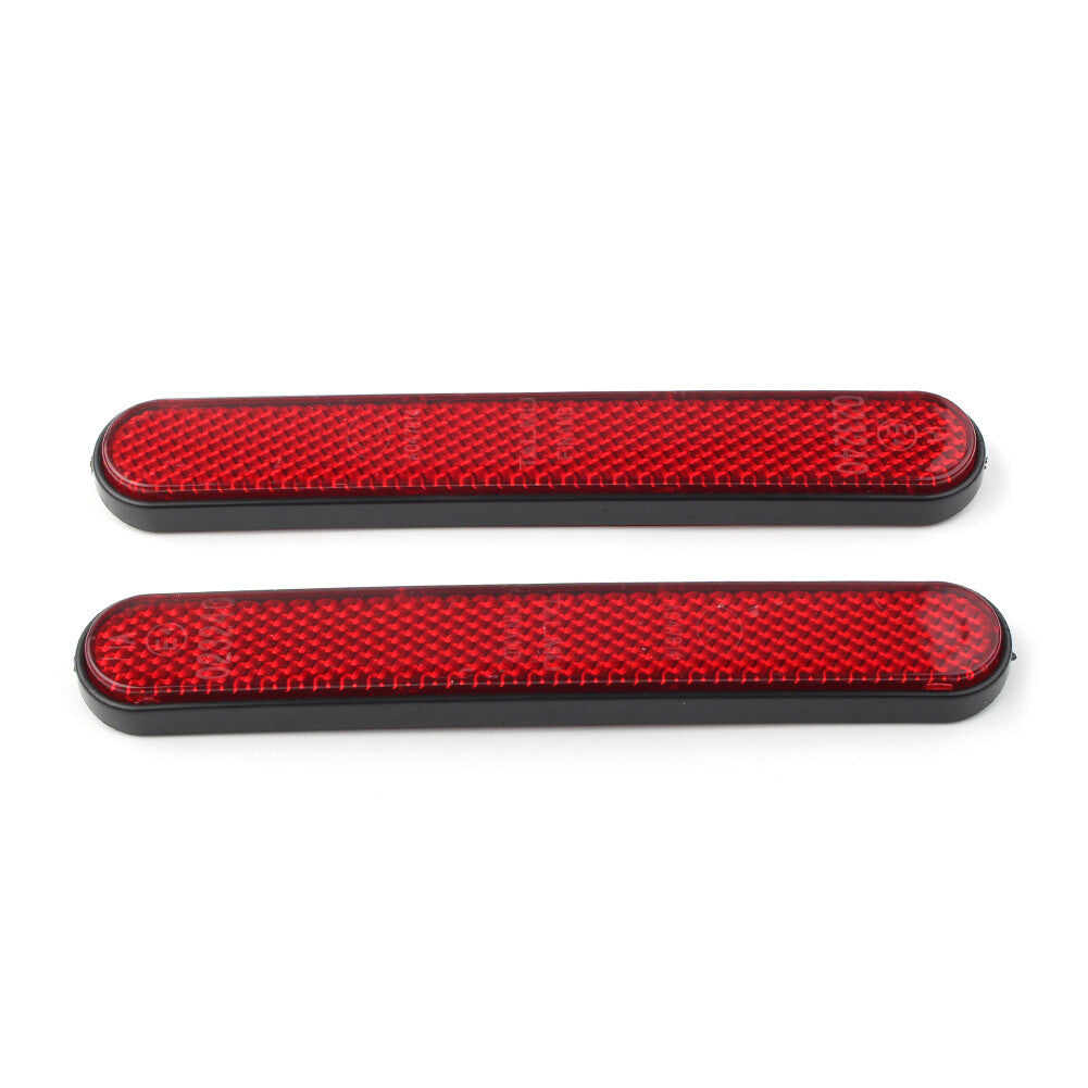1 Pair Red Rear ABS Fork Leg Reflector for Harley Sportster 883 1200 X48 A1