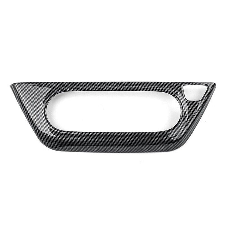 Carbon Fiber ABS Air Conditioning Button Panel Cover Trim for Chevrolet Trax 2024