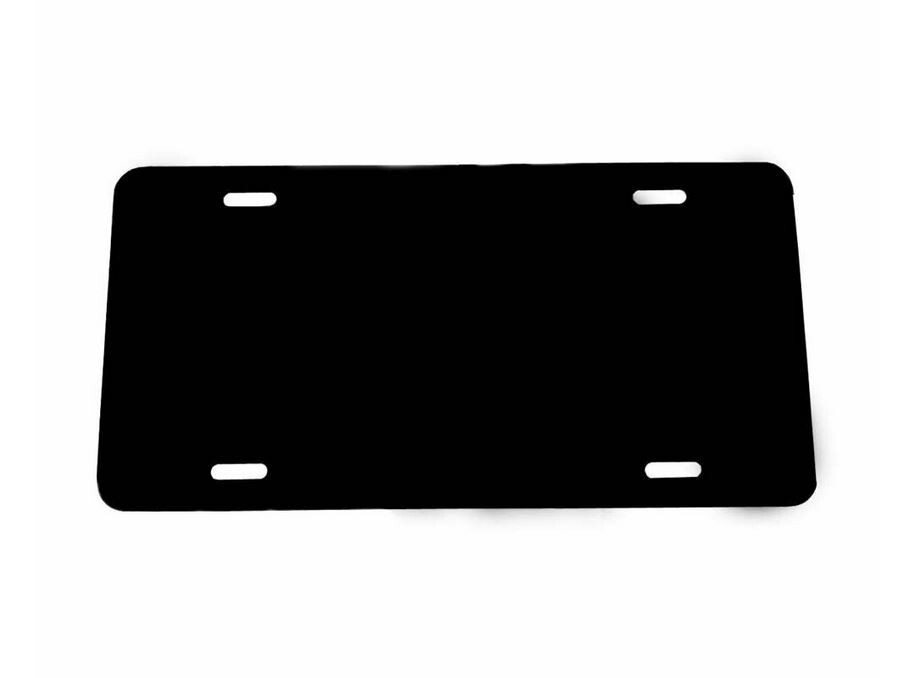 Car license plate cover, rear boot, trunk custom text, black, suitable for Toyota .