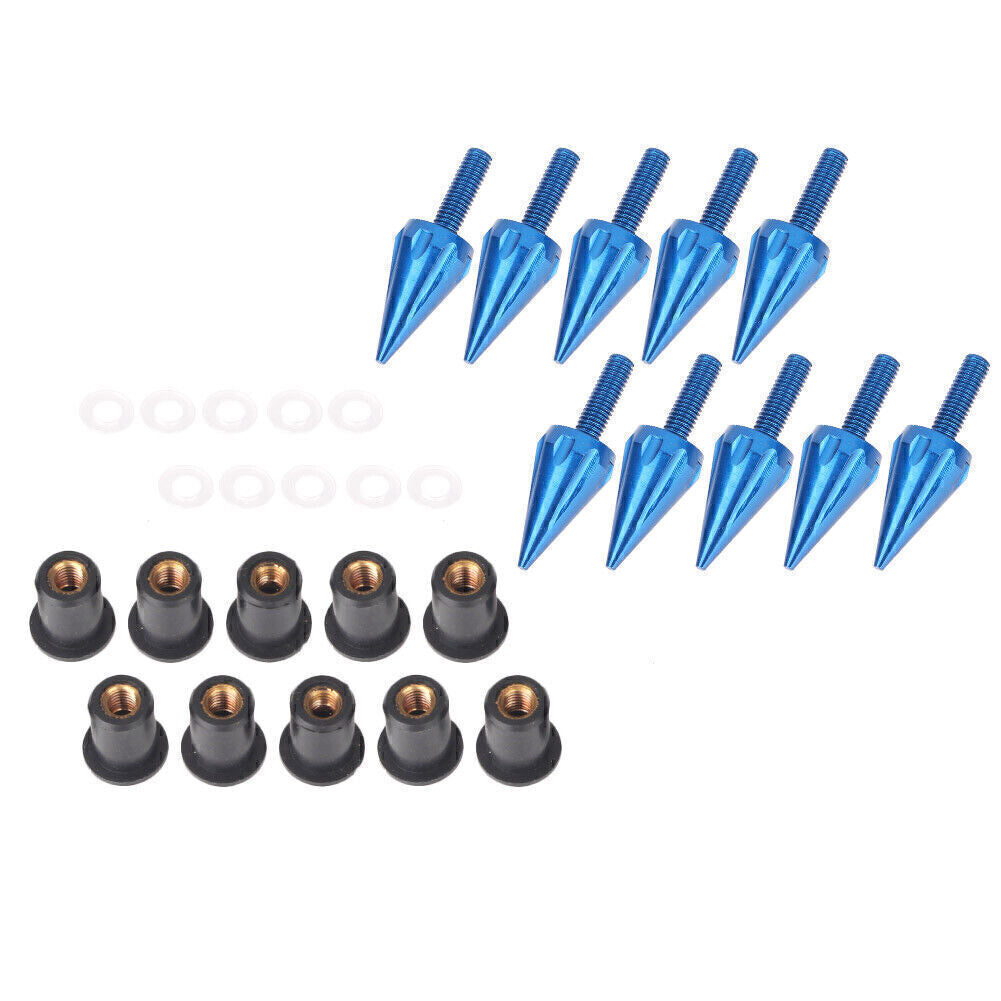 Spike Windshield Bolt Screw for Honda for Yamaha for Suzuki for BMW for Ducati Universal Blue