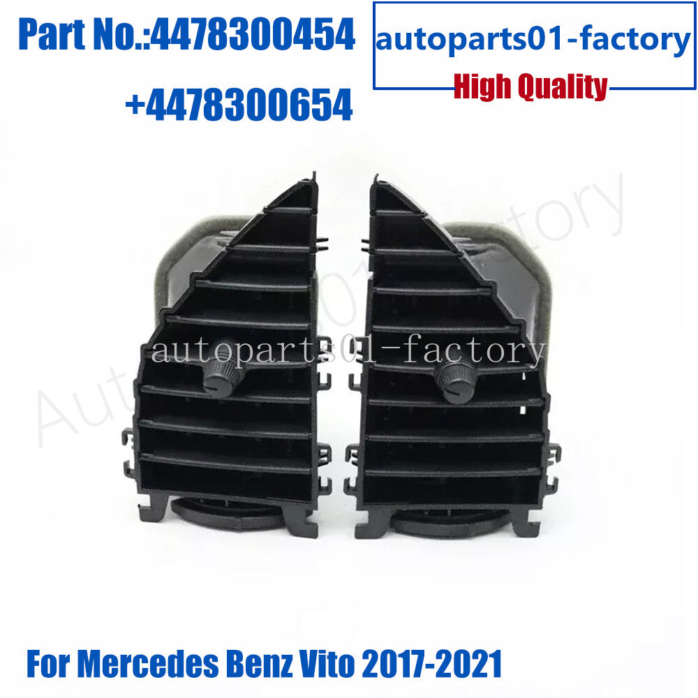 1Pair LeftRight A/C Air Outlet Vents Grille Panel for Mercedes-Benz Vito W447