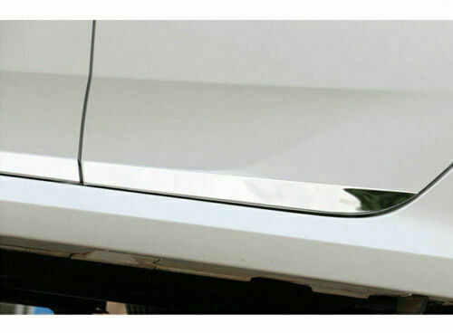 4X For 2016-2021 for Honda for Civic 10th Chrome Door Body Side Molding Cover Trim Steel