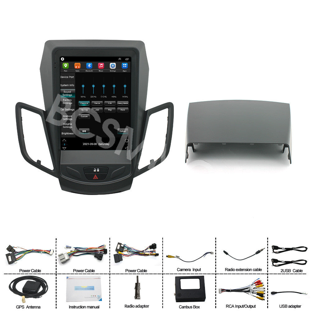 Fit for Ford Fiesta 2009-2016 Car Radio Multimedia Video Player GPS Navi 2+32G