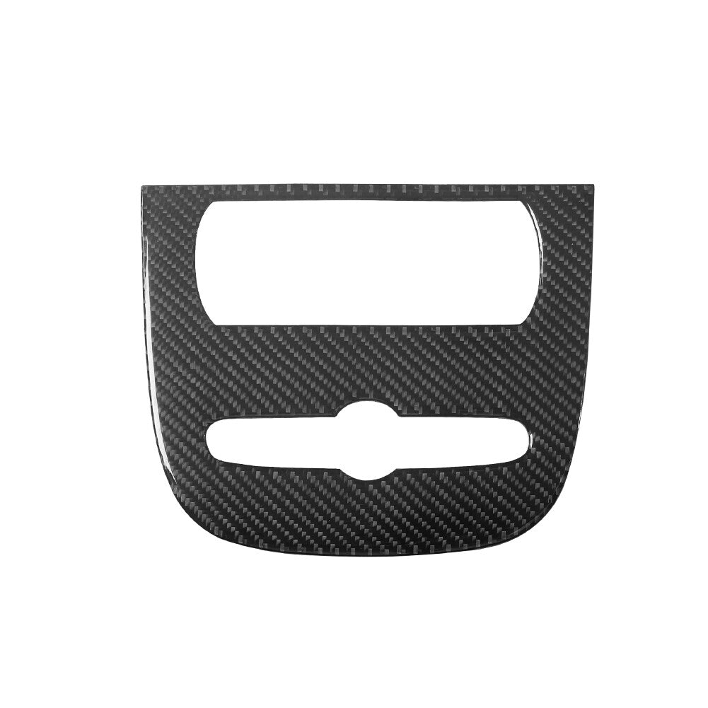 7Pcs Carbon Fiber Rear Console Frame For Silverado/tahoe/ for sierra 2007-2014 Type B
