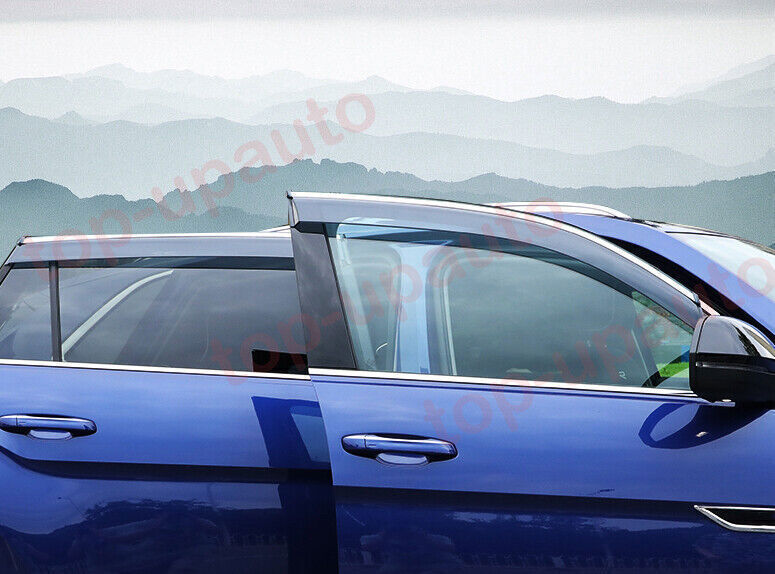 for VW Atlas Cross Sport 2020-2023 Window Cover Visors Rain Guard Vent Shade Sun