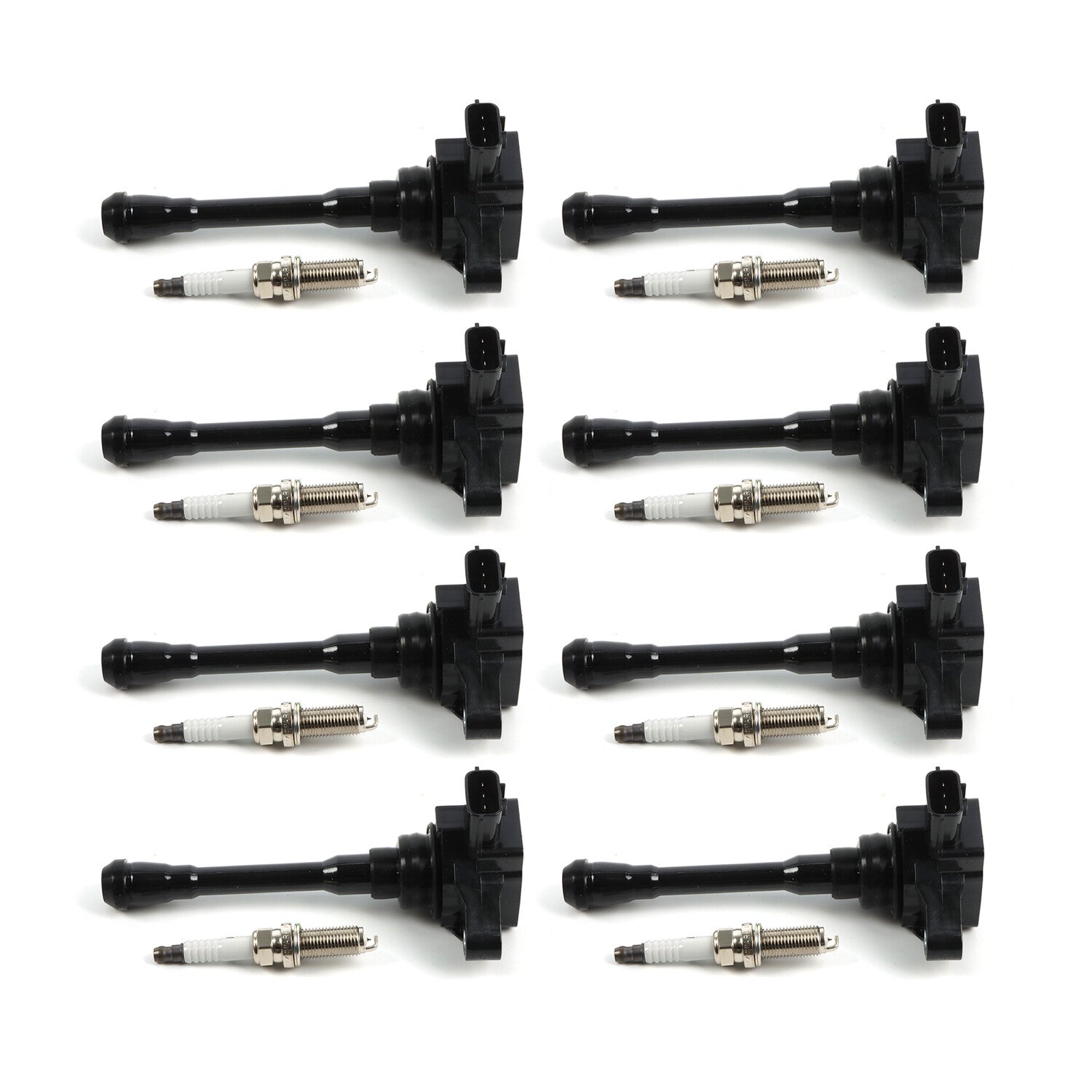 8PCS For 2017-2020 for Nissan Titan 5.6L V8 Ignition Coil  Spark Plug UF812 UF813