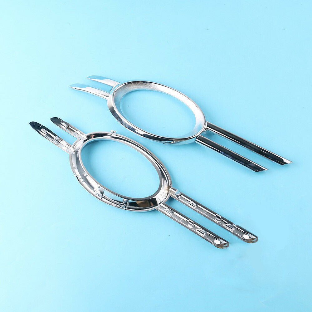 Pair R + L fog light grills for Mercedes Benz 07-09 E-Class W211