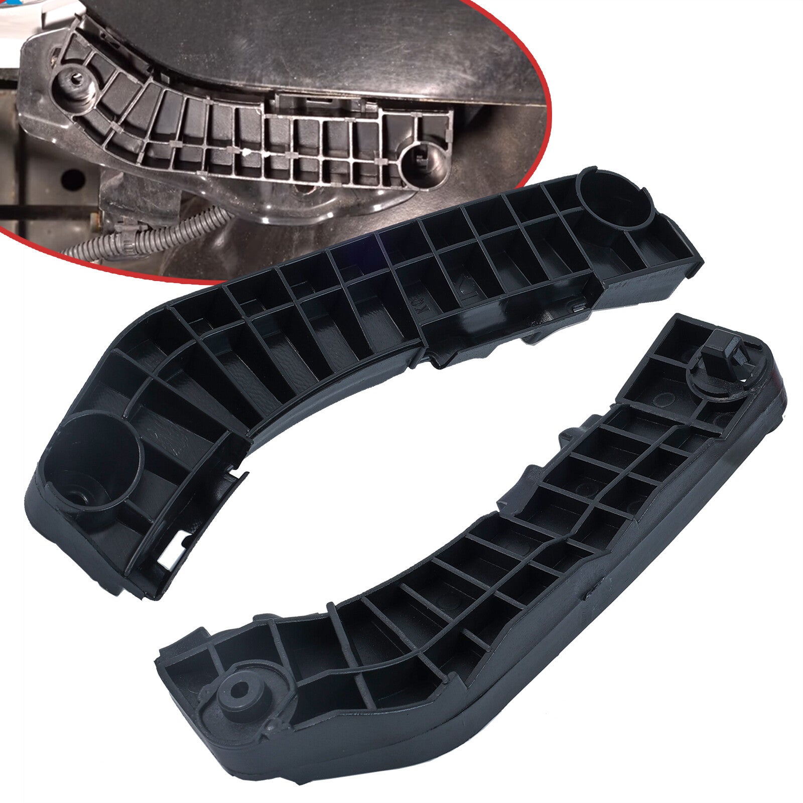 X2 for Toyota for Camry Front Bumper Retainer Support Bracket Left+Right 5253506030