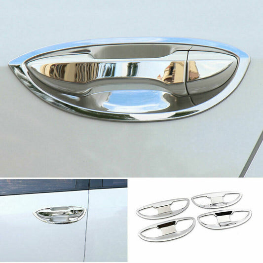 Stainless Chrome Exterior Side Door Bowl Cover Trim For 2015-2018 for Toyota for Corolla