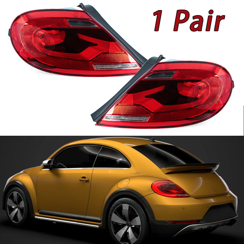 Pair Tail Light Cover Rear Brake Lamp LED DRL for Volkswagen for VW Beetle 2013-2020
