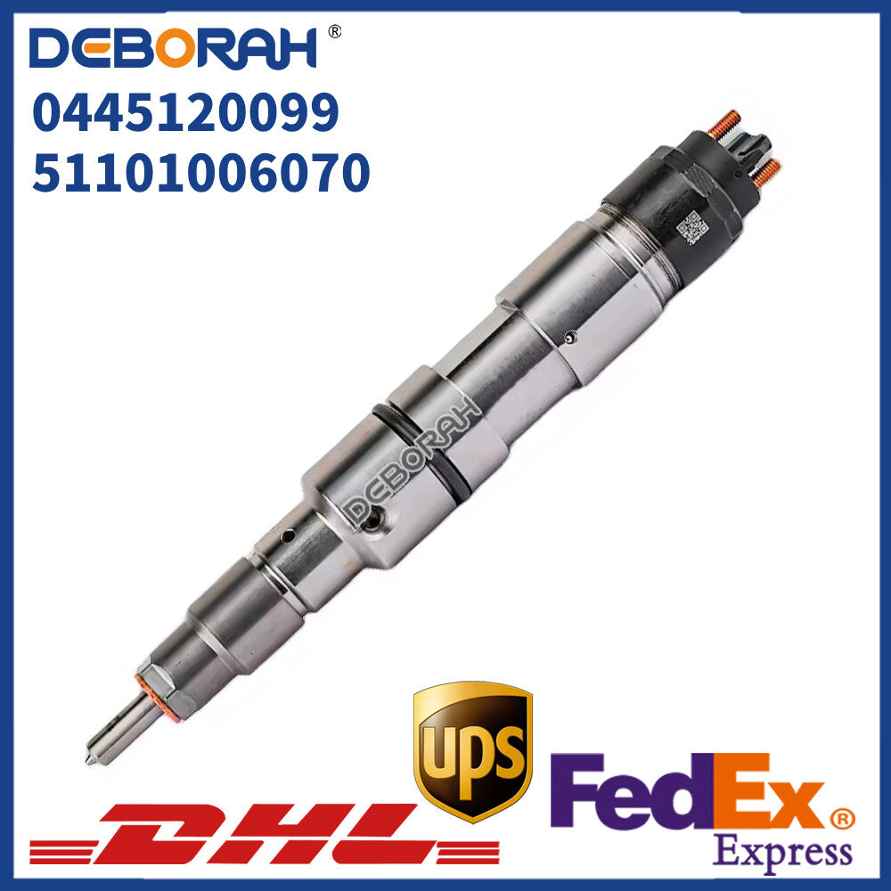 Fuel Injector 0445120099 51101006070 for MAN Engine D0834LFL5 Truck TGL TGM