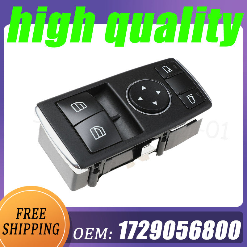 The all-new Power Window switch driver side A1729056800 is for the for Mercedes-Benz C-Class Coupe.