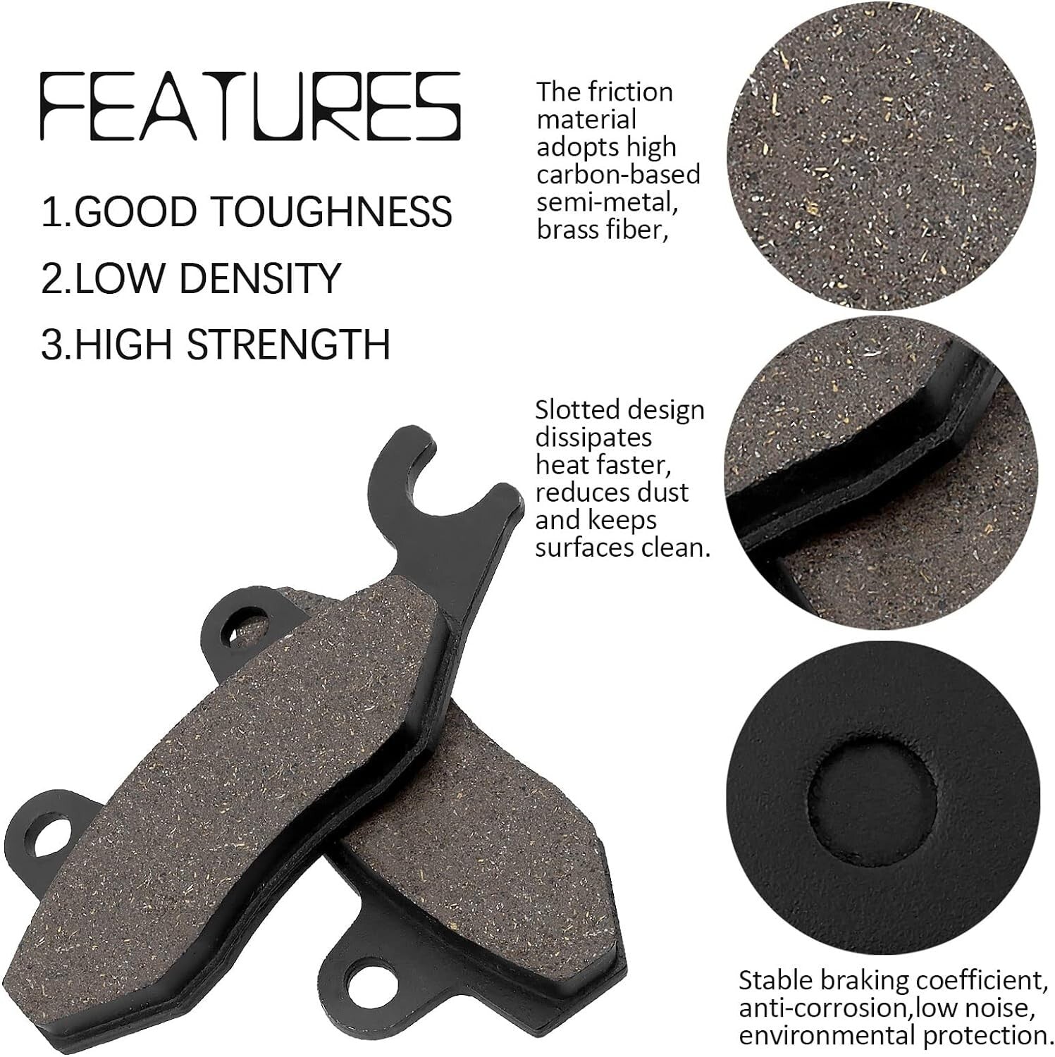 Brake Pads for Burgman Skyware 400 2012 2013 2014 2015 2016SUZUKI AN400 AN 400