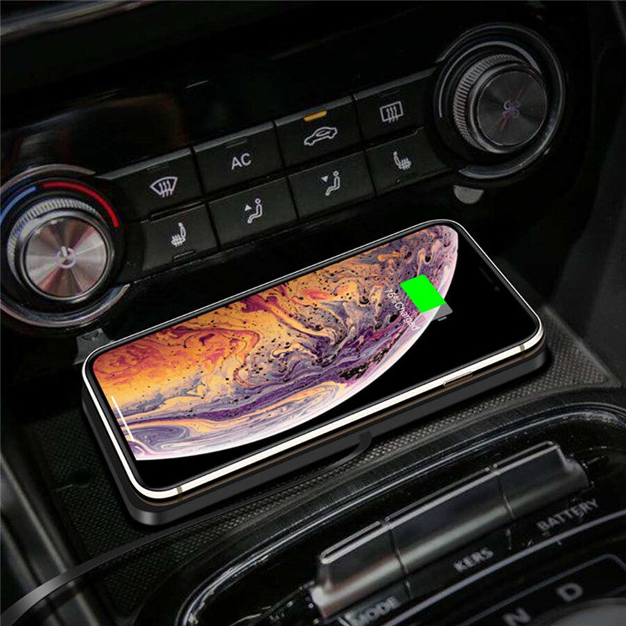 Wireless Car Charger Phone Holder Mount Pad Anti Slip For Apple iPhone Samsung