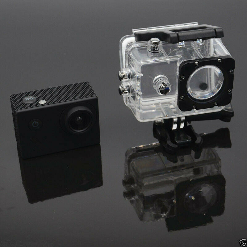 1080P Sport Camera LCD Lens Waterproof Action Camera Motorcycle Bike Helmet Cam