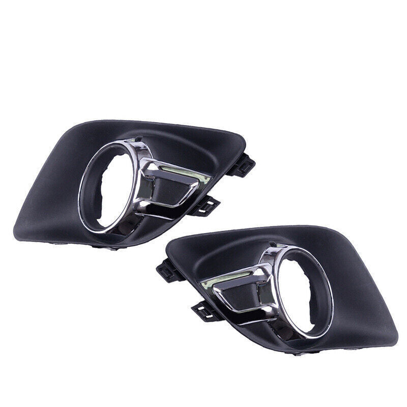 1Pair Bumper Fog Lamp Bezel Cover for Mitsubishi Outlander Sport ASX RVR 2010-12