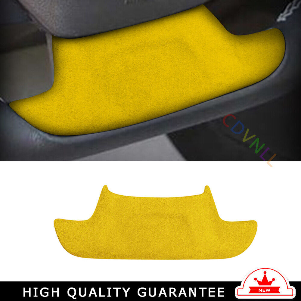 Steering Wheel U Type Cover Trim Fit for Chevrolet Camaro 2016-2020 Yellow Suede