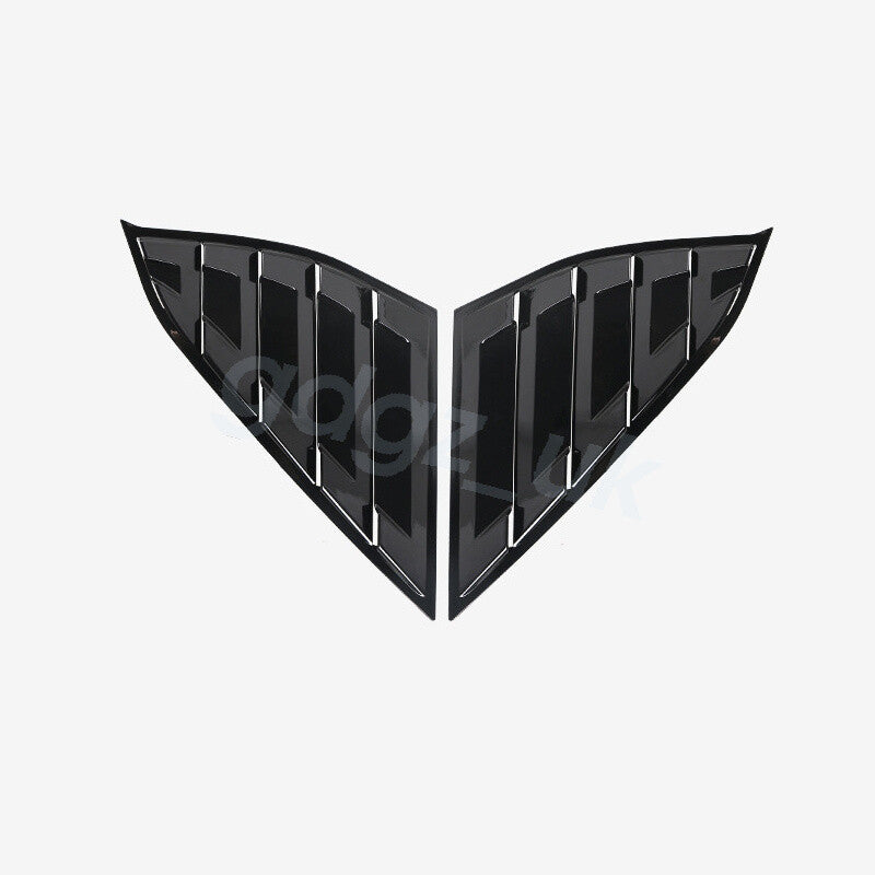 Rear Side Window Louver Side Window Louver Vent Shade Trim Cover for Honda 18-22