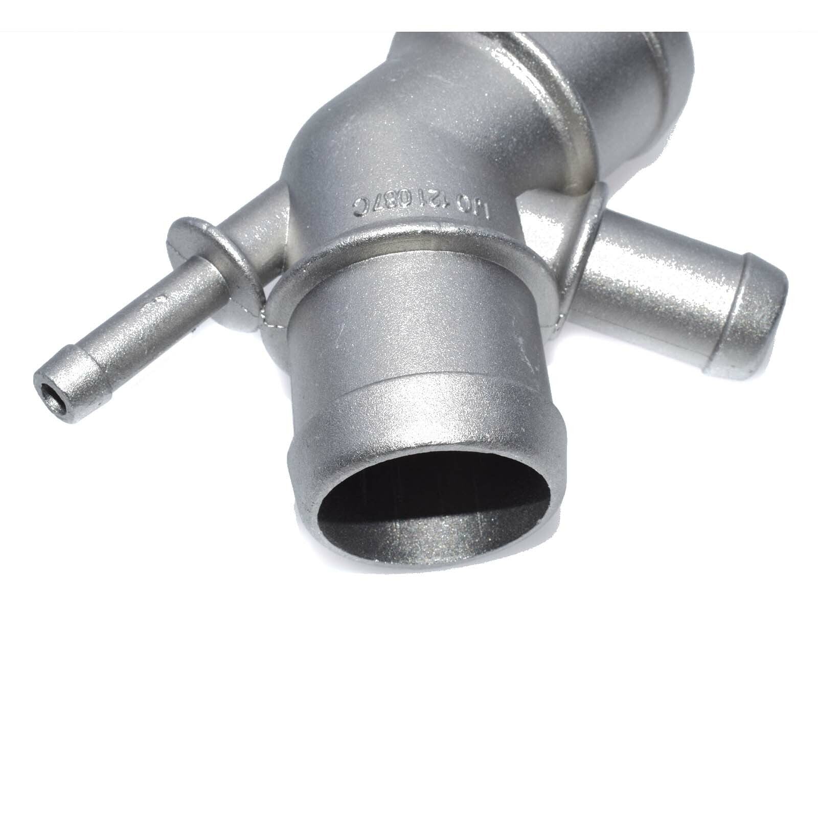Aluminum coolant hose connector 1J0121087C suitable for Volkswagen for Golf,for Jetta,for Audi A3 seats, for Skoda