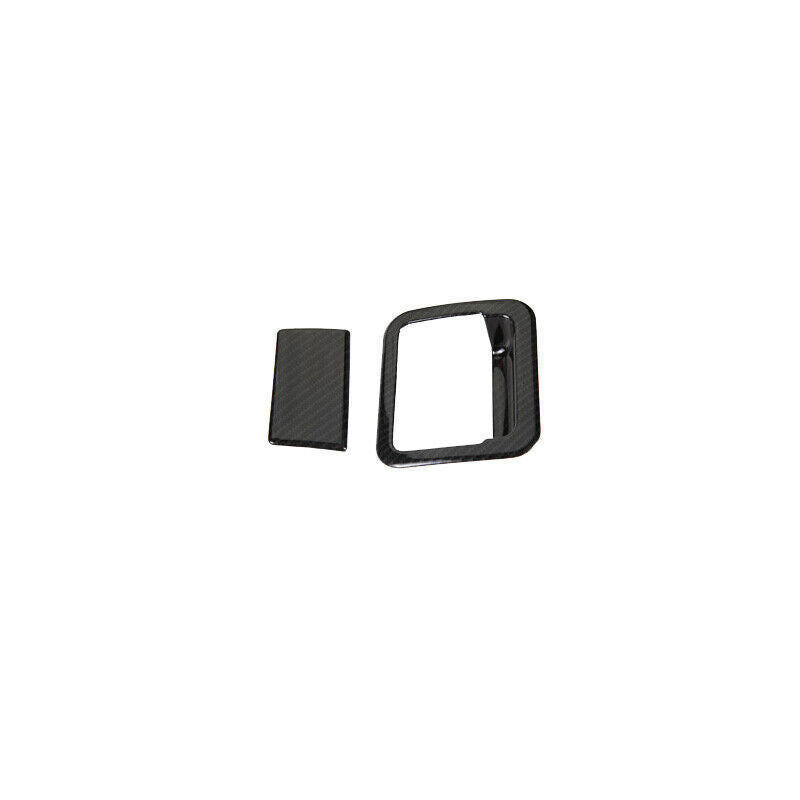 for Mazda 3 Axela 2017-18 Carbon Fiber for Co -Pilot Storage Box Handle Sticker Trim