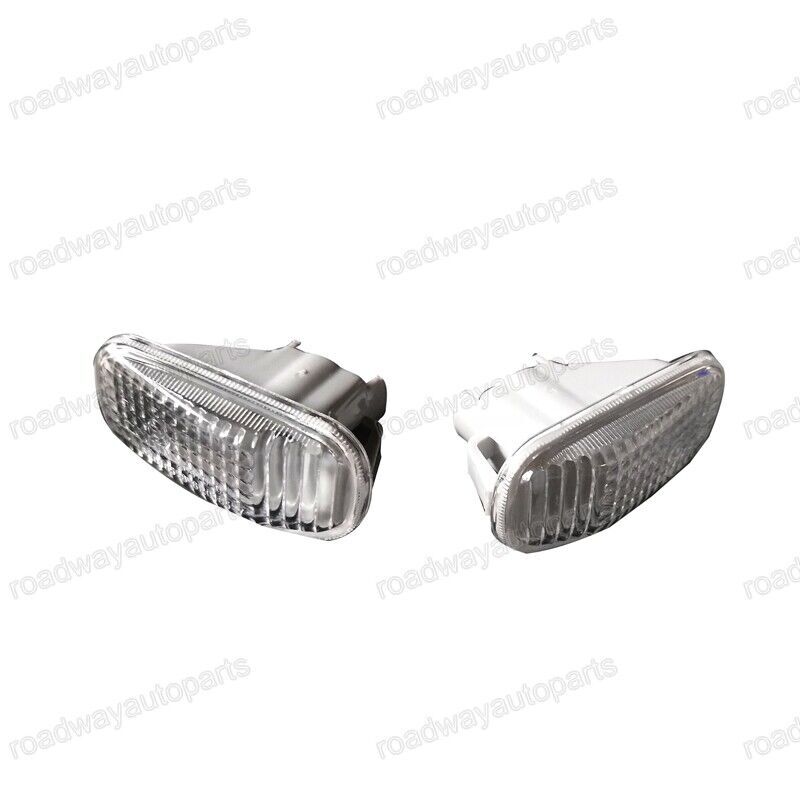 2x Front Fender Side Marker Lights Lamps White Fit for HONDA STREAM 2001-2005