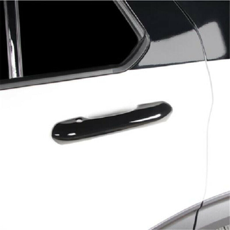 Glossy Black 4Pcs Exterior Door Handle Cover Trim  for ford  Explorer 2020-2022