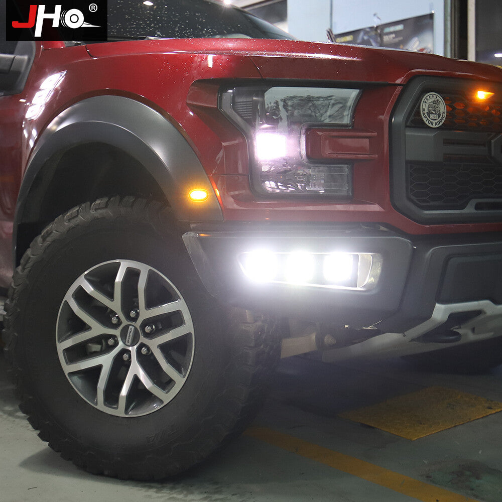 White LED Work Light Bar Spot Flood Pods Fog Lamp for Ford F-150