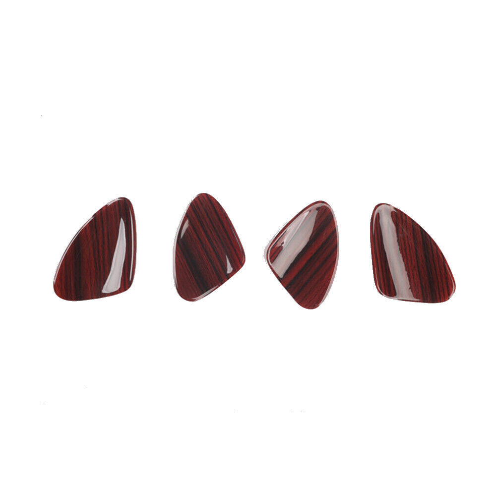 Car Inner Door Bowl Sticker Trim Interior 4X Fit for Lexus for ES 2015-2017 Red Wood