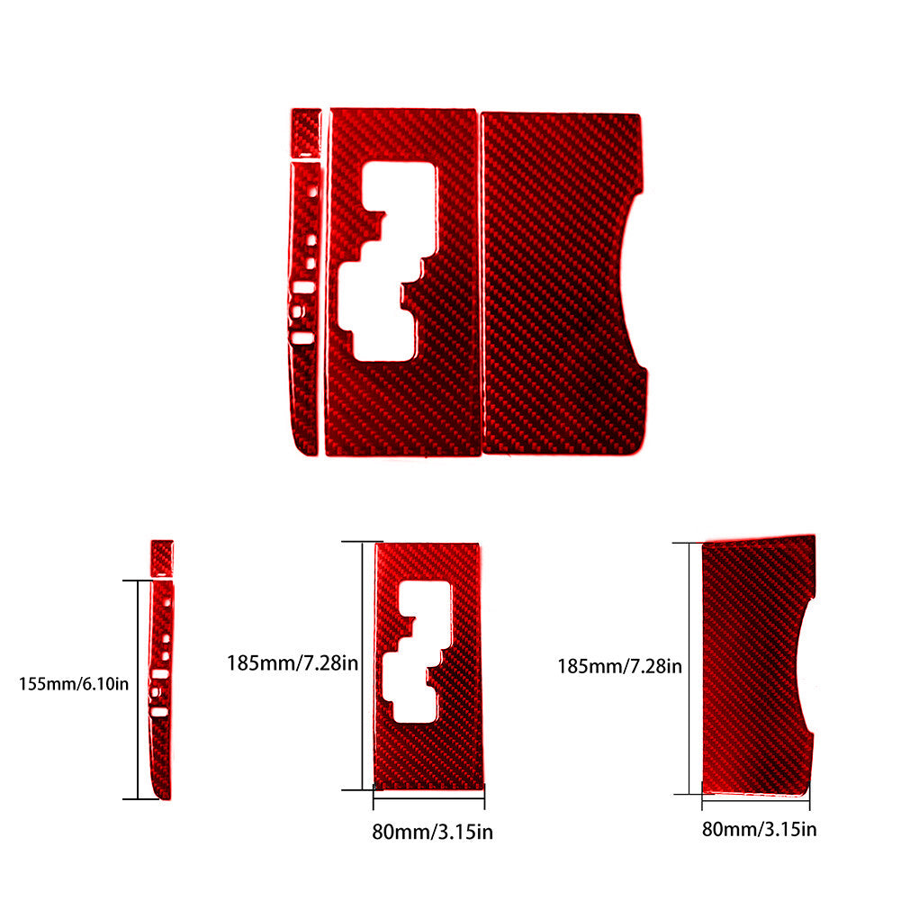 Red Carbon Fiber Below Storage (With Heated for Seat ) C for Toyota for Camry 2007-2011